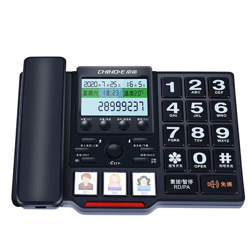 C219 Elderly Large Screen Large Button Call Display Phone Hands Free Speaker Home Fixed Phone чорний
C219 Elderly Large Screen Large Button Call Display Phone Hands Free Speaker Home Fixed Phone чорний