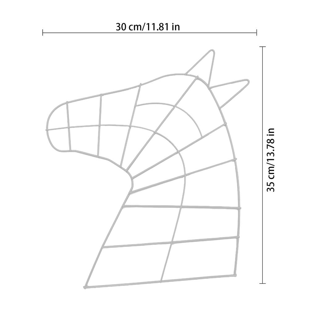 Metal Wreath Frame Horse Head Shaped Metal Wreath Form Christmas Metal Wire Frame Form Wreath Making Supplies Holiday Party белый
Metal Wreath Frame Horse Head Shaped Metal Wreath Form Christmas Metal Wire Frame Form Wreath Making Supplies Holiday Party белый