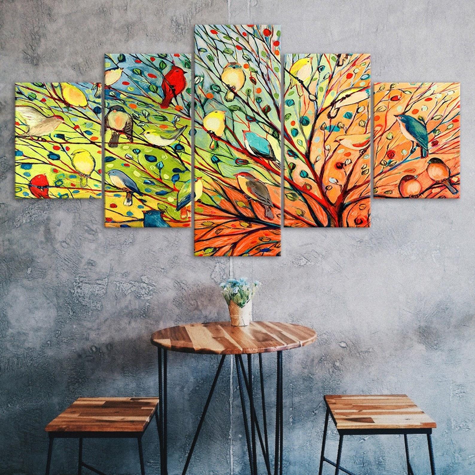 Abstract Bird Group Nature Tree Canvas 5 Piece Five Panel Wall Print Modern Poster Picture Home Decor Gift For Him For Her 20X35 20X45 20X55CM
Abstract Bird Group Nature Tree Canvas 5 Piece Five Panel Wall Print Modern Poster Picture Home Decor Gift For Him For Her 20X35 20X45 20X55CM