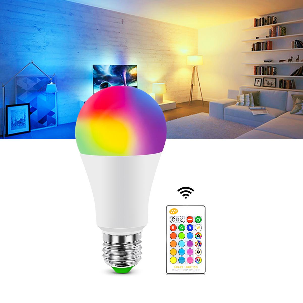 Светодиодная лампа с регулируемой яркостью RGB E27 10 Вт AC85-260V Беспроводная светодиодная лампа Magic Сценический свет
Светодиодная лампа с регулируемой яркостью RGB E27 10 Вт AC85-260V Беспроводная светодиодная лампа Magic Сценический свет