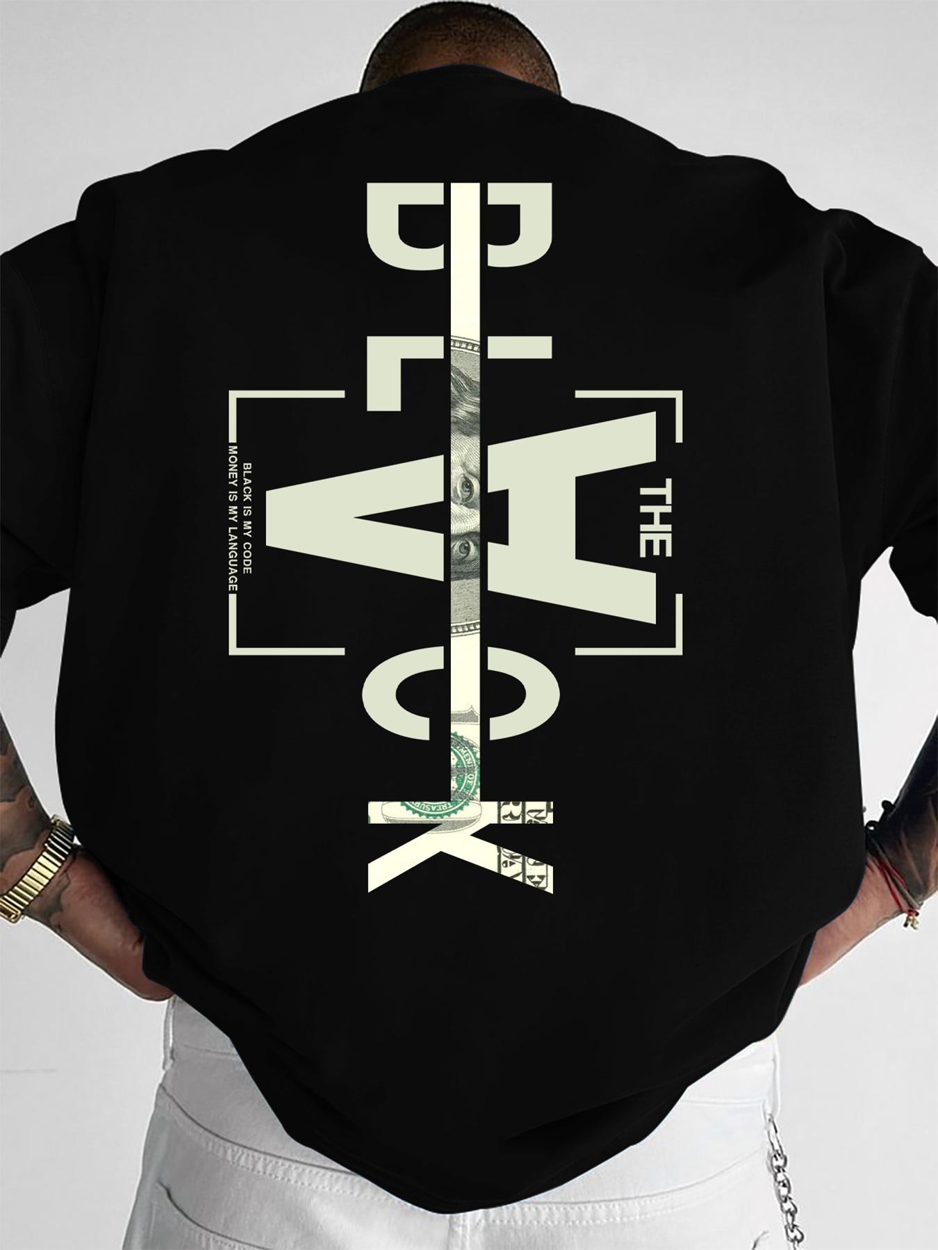 2026 New Year Trendy Luxury Money Symbol American Street Style Mens Tshirt BLACK IS MY CODE MONEY IS MY LANGUAGE pattern S
2026 New Year Trendy Luxury Money Symbol American Street Style Mens Tshirt BLACK IS MY CODE MONEY IS MY LANGUAGE pattern S