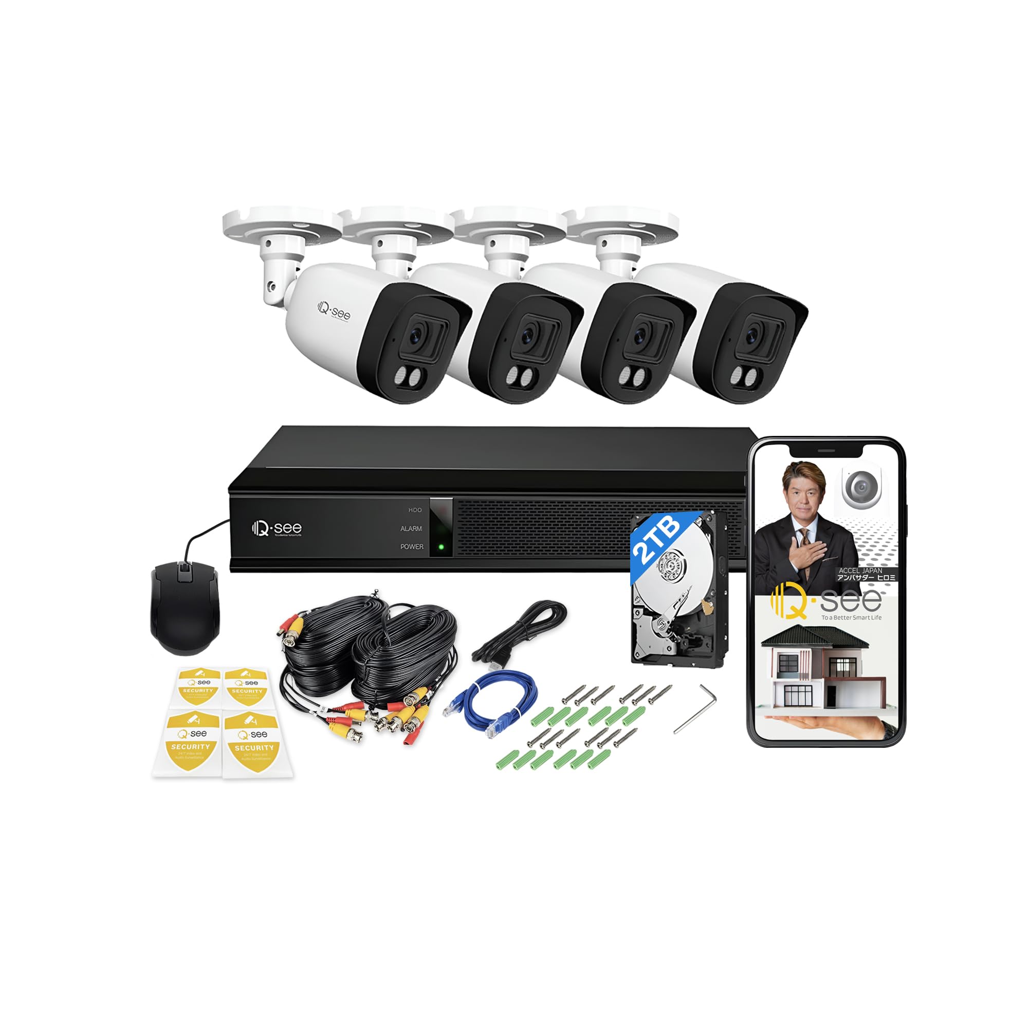 Камера безпеки 8-канальний DVR Рекордер Оснащений 2 ТБ Оснащений прожектором IP67 Специфікація Зовнішній закритий 5MP камера безпеки Набір аналогових камер BNC
Камера безпеки 8-канальний DVR Рекордер Оснащений 2 ТБ Оснащений прожектором IP67 Специфікація Зовнішній закритий 5MP камера безпеки Набір аналогових камер BNC