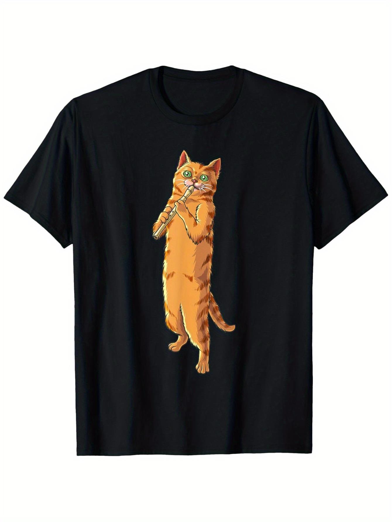 Funny Cat Playing The Flute Tshirt Designed By The Fun Musician Cat A Tshirt for Unisex Who Love Music Are Animal Enthusiasts S
Funny Cat Playing The Flute Tshirt Designed By The Fun Musician Cat A Tshirt for Unisex Who Love Music Are Animal Enthusiasts S