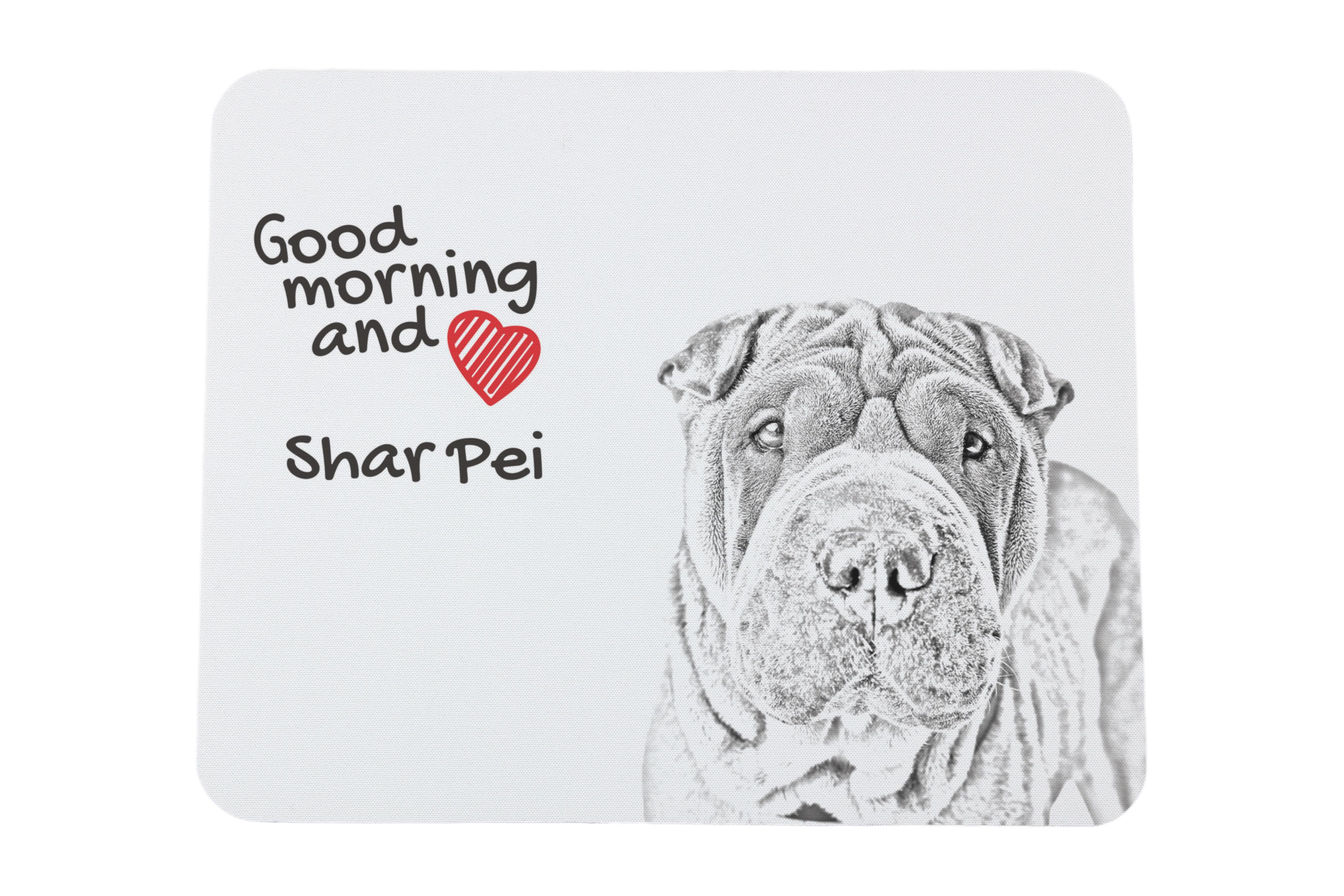 Shar Pei - mouse pad with print, personalized dog-themed mouse pad, unique gadget for an office worker by Art-Dog brand білий
Shar Pei - mouse pad with print, personalized dog-themed mouse pad, unique gadget for an office worker by Art-Dog brand білий