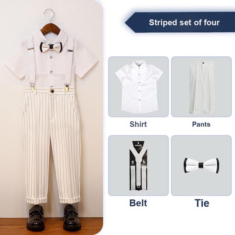 Boys Summer Spring New Large Backpack Pants Set Outfit for Big Kids Floral Wedding Clothes for Children s June 1st Art Performance Costume 180cm білий
Boys Summer Spring New Large Backpack Pants Set Outfit for Big Kids Floral Wedding Clothes for Children s June 1st Art Performance Costume 180cm білий