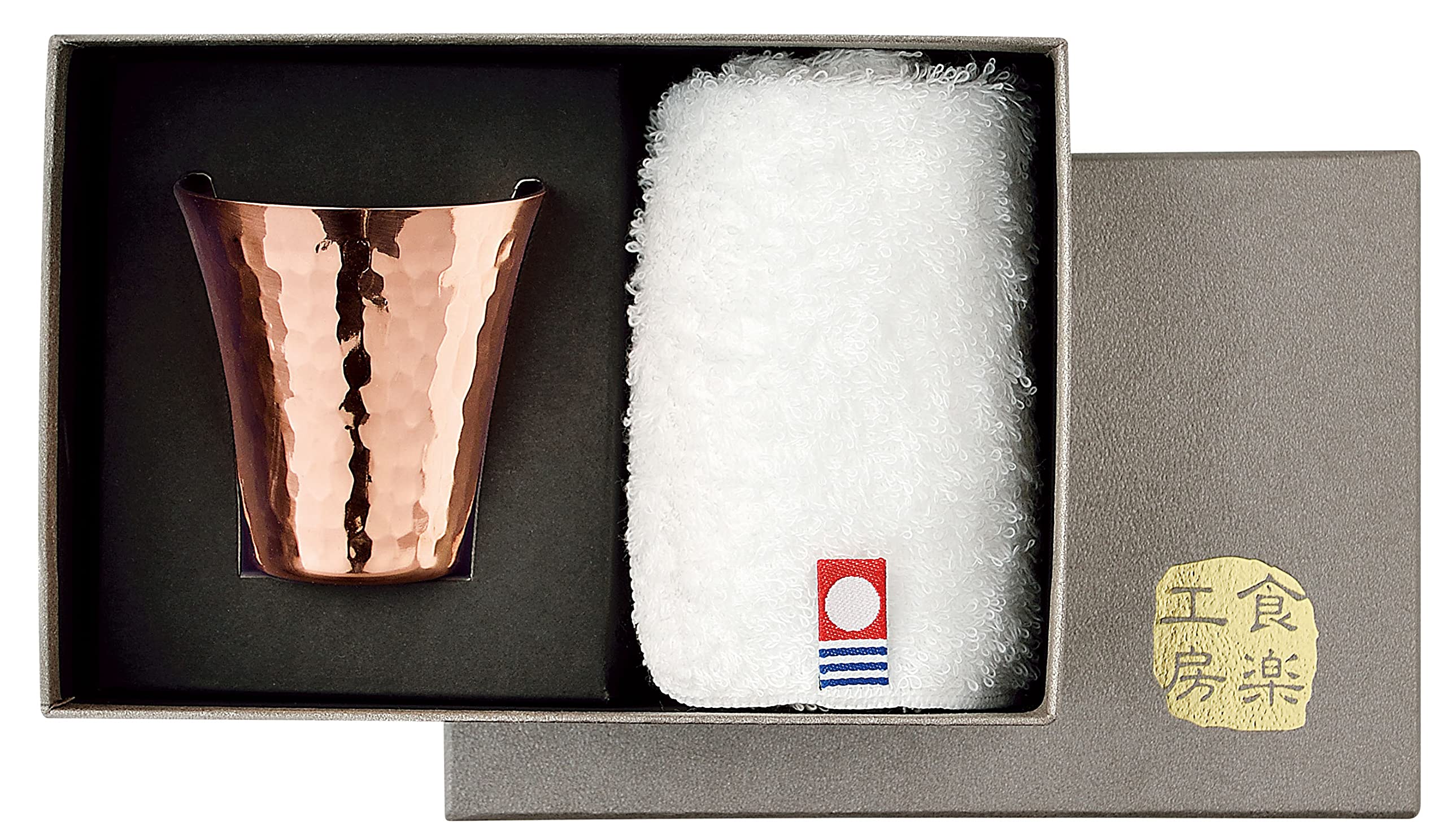 Asahi Pure Copper Cold Sake Cup 65ml Imabari Towel 2PC Set Gift Package Specifications &
Asahi Pure Copper Cold Sake Cup 65ml Imabari Towel 2PC Set Gift Package Specifications &