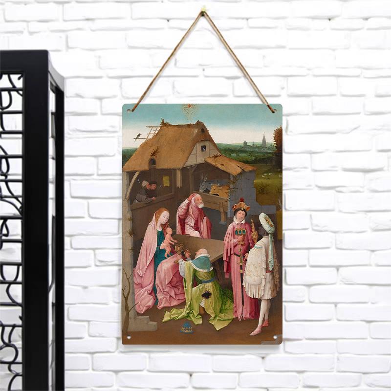 Vintage Christmas Religious Art Iron Painting Nativity Scene Living Room Decorative Mural for Cross Border Sale 7.9x11.8In(20x30cm)
Vintage Christmas Religious Art Iron Painting Nativity Scene Living Room Decorative Mural for Cross Border Sale 7.9x11.8In(20x30cm)