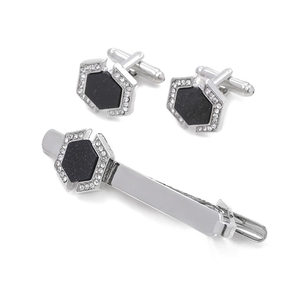 Mens Galaxy Groom Starry Sky Pattern Hexagon Shaped Design Crystal Cufflinks&Tie Clip Set
Mens Galaxy Groom Starry Sky Pattern Hexagon Shaped Design Crystal Cufflinks&Tie Clip Set