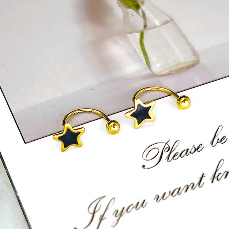 Heart Drip Oil Titanium Steel U-Shape Screw Earrings - Trendy Japanese Korean Unisex Design for Ear Cartilage
Heart Drip Oil Titanium Steel U-Shape Screw Earrings - Trendy Japanese Korean Unisex Design for Ear Cartilage