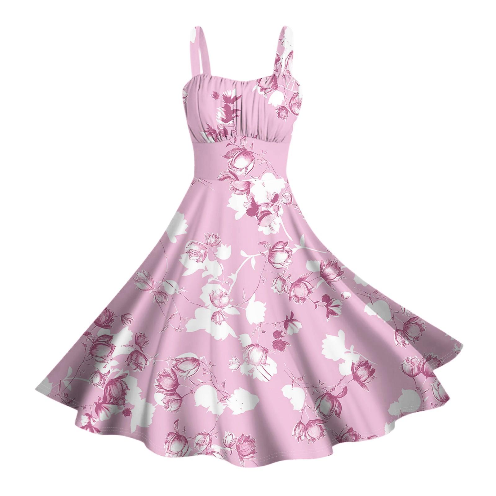 Women s Vintage Sleeveless Pleated Patchwork Cute A-Line Hem Floral Print Dresses S
Women s Vintage Sleeveless Pleated Patchwork Cute A-Line Hem Floral Print Dresses S