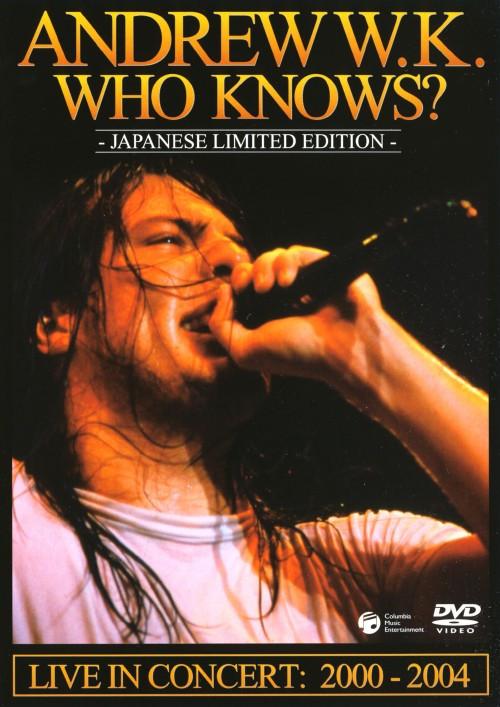 DVD ANDREW W.K. - Who Knows Live In Concert: 2000 - COBY91220 Columbia Music 2006 Japan Rock Used
DVD ANDREW W.K. - Who Knows Live In Concert: 2000 - COBY91220 Columbia Music 2006 Japan Rock Used