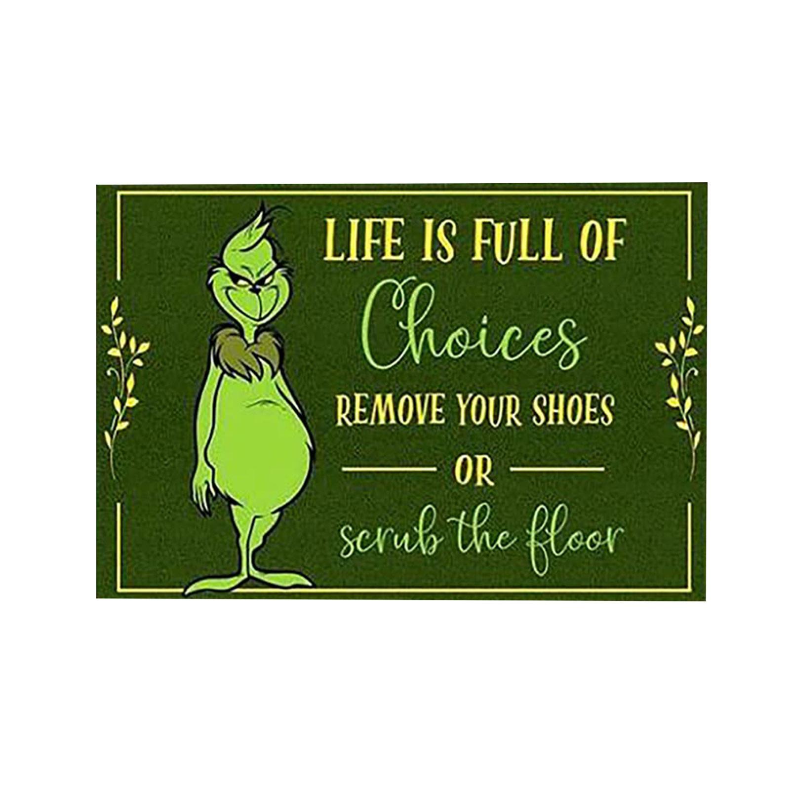 Рождественский дверной коврик Grin_ch Добро пожаловать, рождественский коврик, противоскользящий дверной коврик, резиновый дверной коврик, ковер для дома и улицы One Size зелёный
Рождественский дверной коврик Grin_ch Добро пожаловать, рождественский коврик, противоскользящий дверной коврик, резиновый дверной коврик, ковер для дома и улицы One Size зелёный