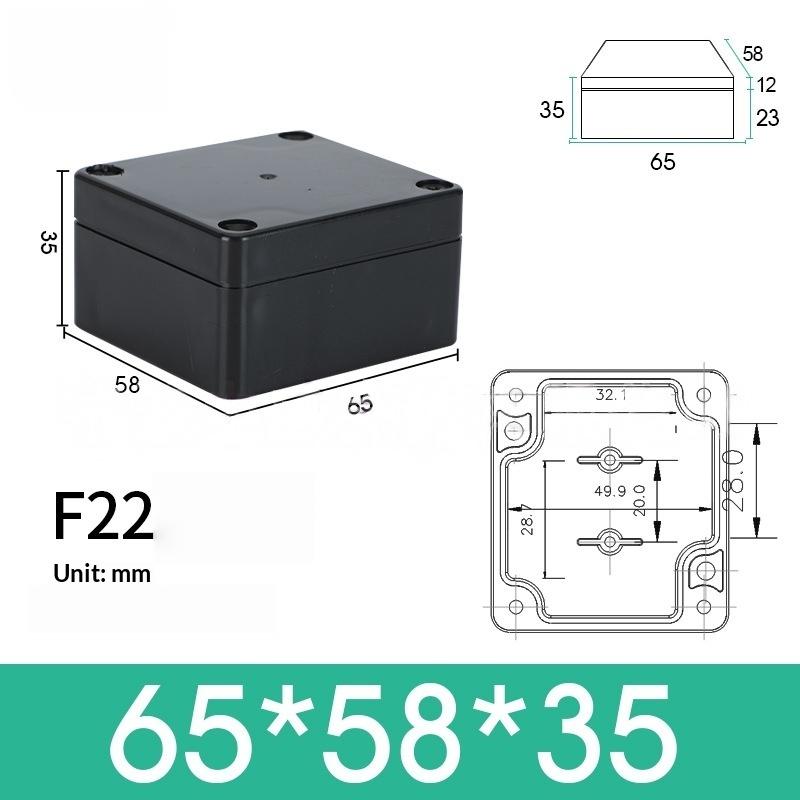 1/3Pcs Plastic Electronic Project Instrument Case Ip65 Waterproof Black Junction Box Outdoor Container Power Enclosure Tools A 65x58x35mm 1pcs
1/3Pcs Plastic Electronic Project Instrument Case Ip65 Waterproof Black Junction Box Outdoor Container Power Enclosure Tools A 65x58x35mm 1pcs