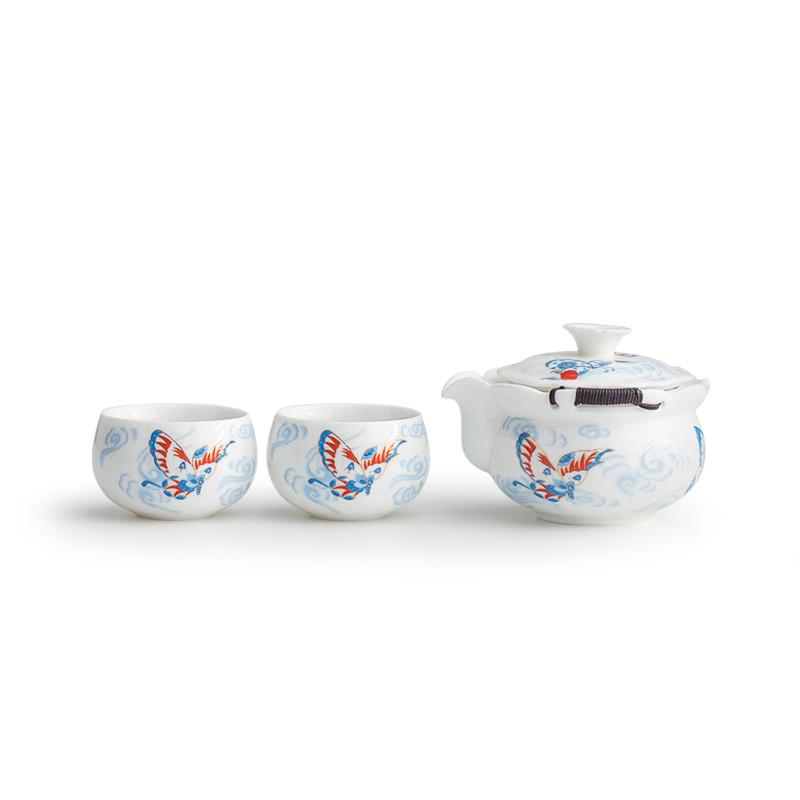 Chinese Tradition Ceramic Tea Set Porcelain Teapot Teacup Handmade Kettle Household Tea Tray Portable Travel Teaware Storage Bag
Chinese Tradition Ceramic Tea Set Porcelain Teapot Teacup Handmade Kettle Household Tea Tray Portable Travel Teaware Storage Bag