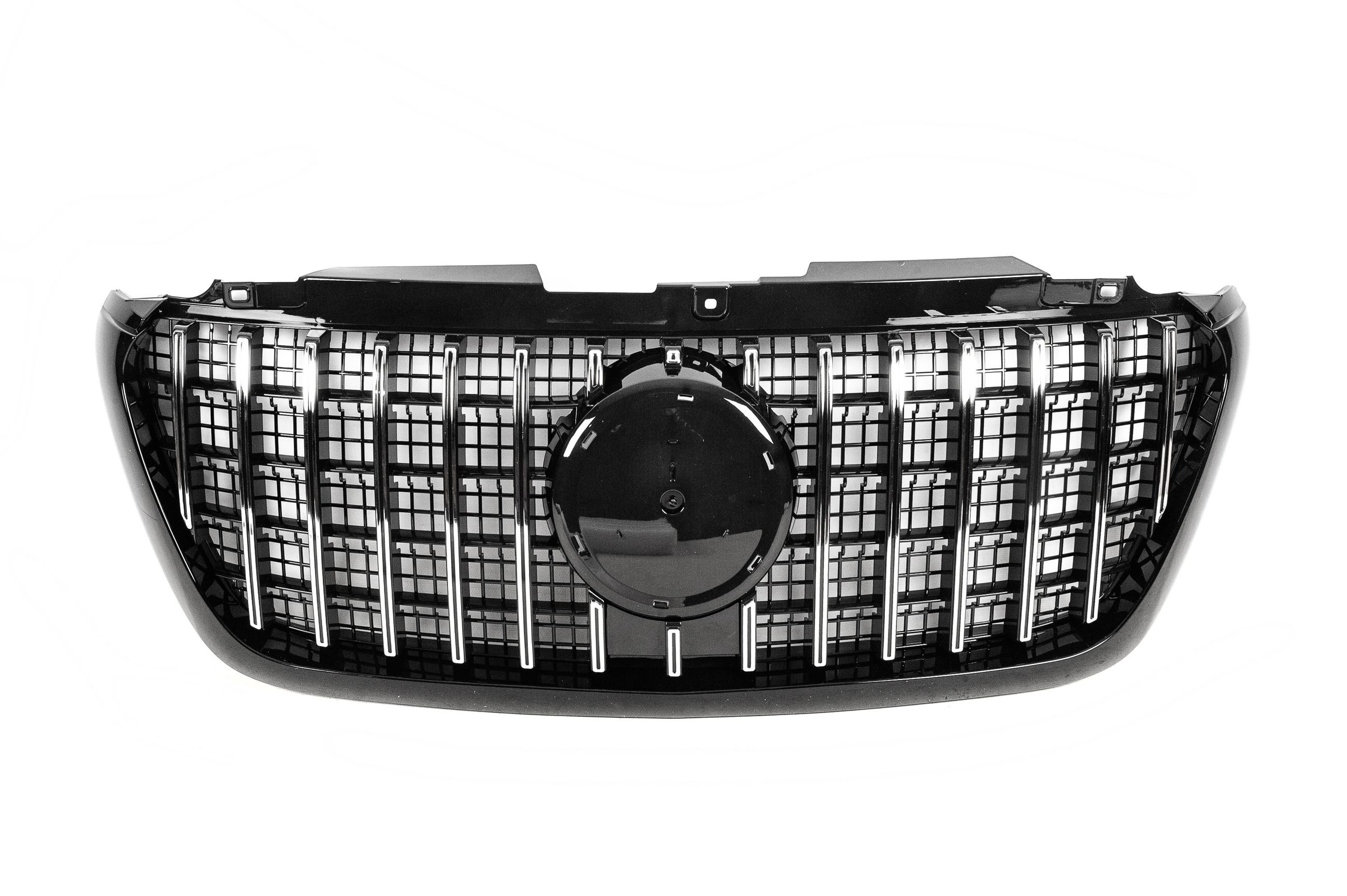 Front Grille Panamericana GT Chrome Premium V2 (with frame) for Mercedes Sprinter W907/W910 2018-
Front Grille Panamericana GT Chrome Premium V2 (with frame) for Mercedes Sprinter W907/W910 2018-