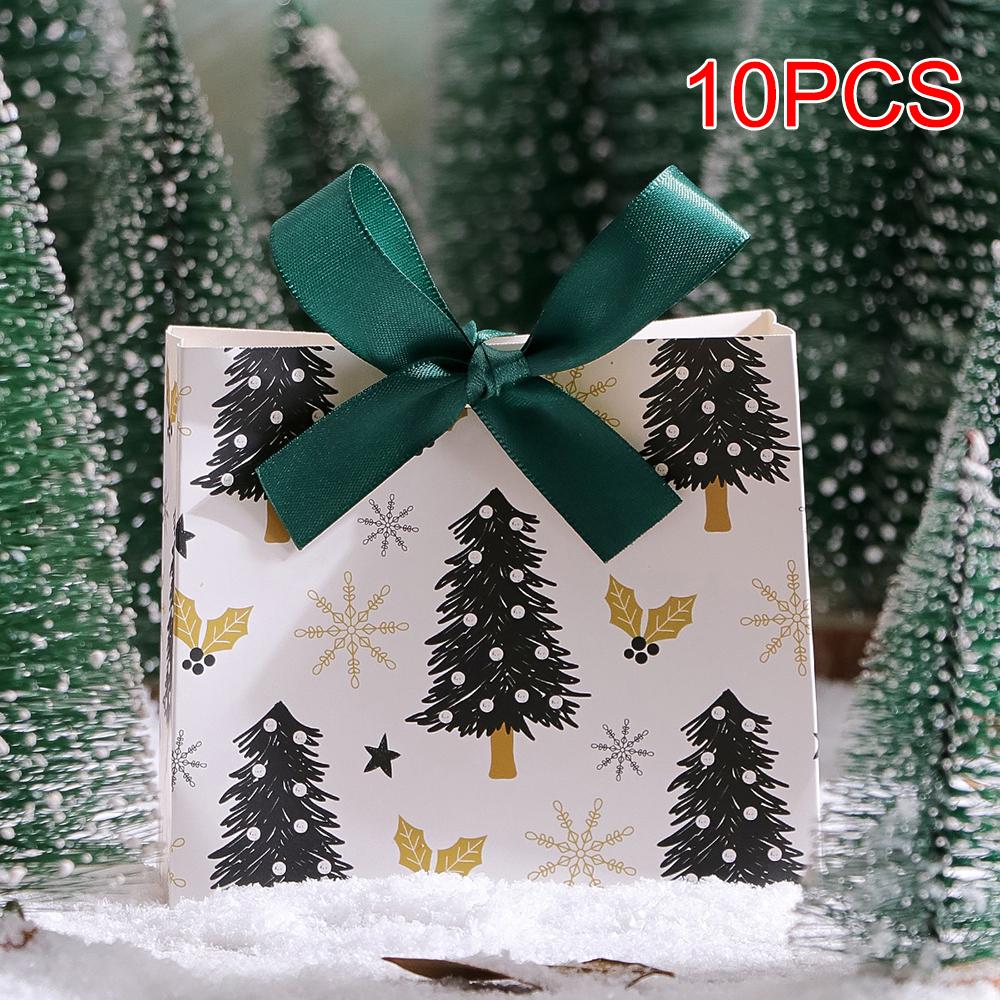 10 шт. Рождественская праздничная подарочная коробка для конфет с дизайном елки, пустые коробки для подарков на вечеринку для рождественских украшений, упаковка для угощений 11.5cmx10cmx4.5cm
10 шт. Рождественская праздничная подарочная коробка для конфет с дизайном елки, пустые коробки для подарков на вечеринку для рождественских украшений, упаковка для угощений 11.5cmx10cmx4.5cm