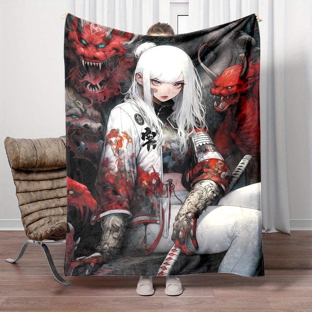 Samurai Warrior Blanket - Soft Cozy Throw with Dragon Tattoo Design, Perfect for Anime Fans, Unique Gift for Japanese Art Lovers 75x90cm
Samurai Warrior Blanket - Soft Cozy Throw with Dragon Tattoo Design, Perfect for Anime Fans, Unique Gift for Japanese Art Lovers 75x90cm