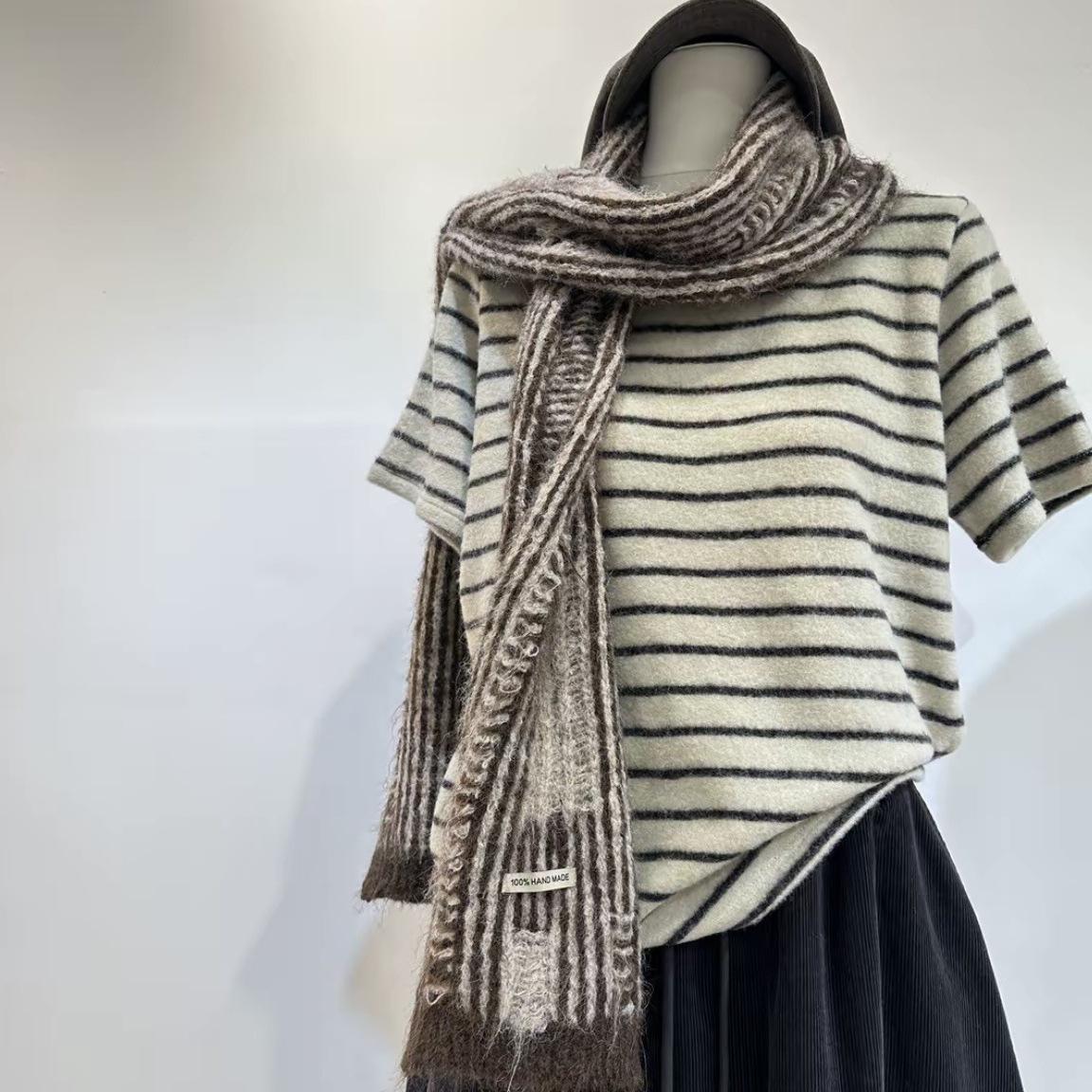 Women s Spring Collection: Blogger Casual Striped Short-Sleeve T-Shirt, Slimming Round Neck Top M (approx. 42-55 kg) бежевый
Women s Spring Collection: Blogger Casual Striped Short-Sleeve T-Shirt, Slimming Round Neck Top M (approx. 42-55 kg) бежевый