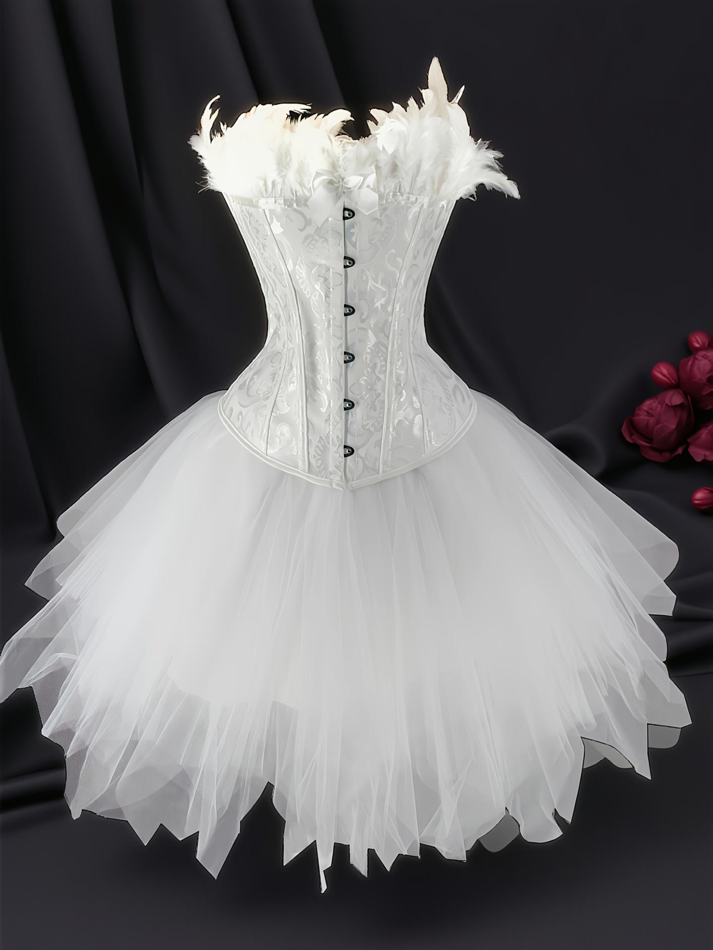 Jacquard Slim Fit Black & White Swan Costume Set, Black & White Angel Outfit Large белый
Jacquard Slim Fit Black & White Swan Costume Set, Black & White Angel Outfit Large белый