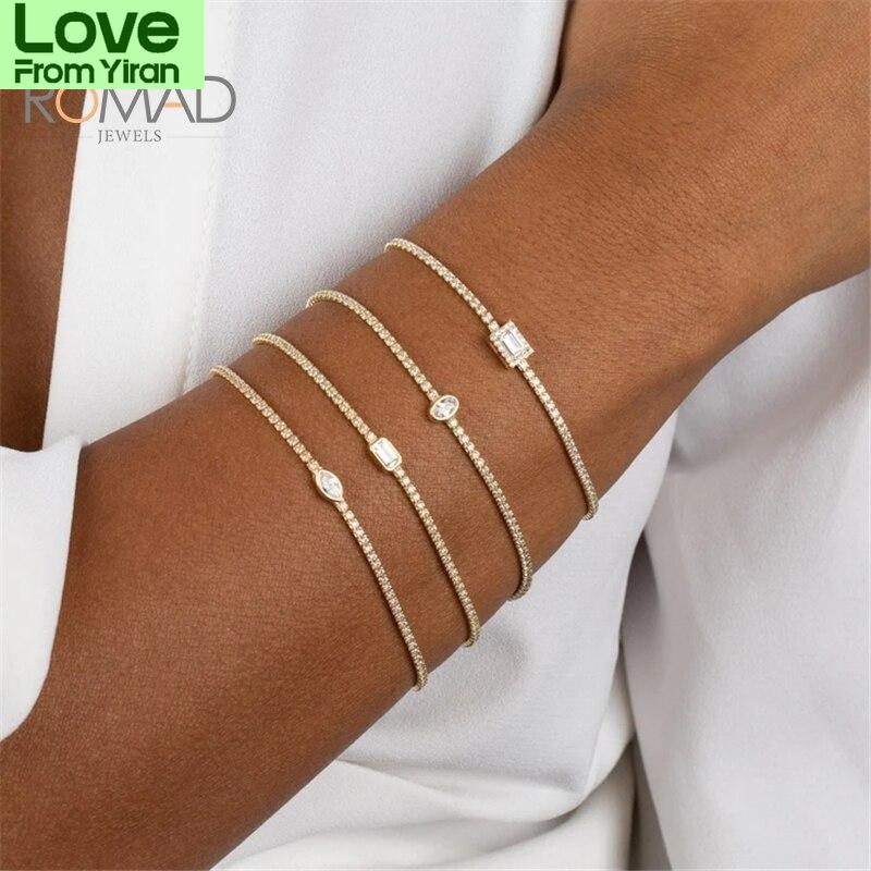 925 Sterling Silver Tennis Diamond Bracelet For Women All -Match Fine Jewelry Wedding Gift Bracelet Bransoletki Damskie
925 Sterling Silver Tennis Diamond Bracelet For Women All -Match Fine Jewelry Wedding Gift Bracelet Bransoletki Damskie