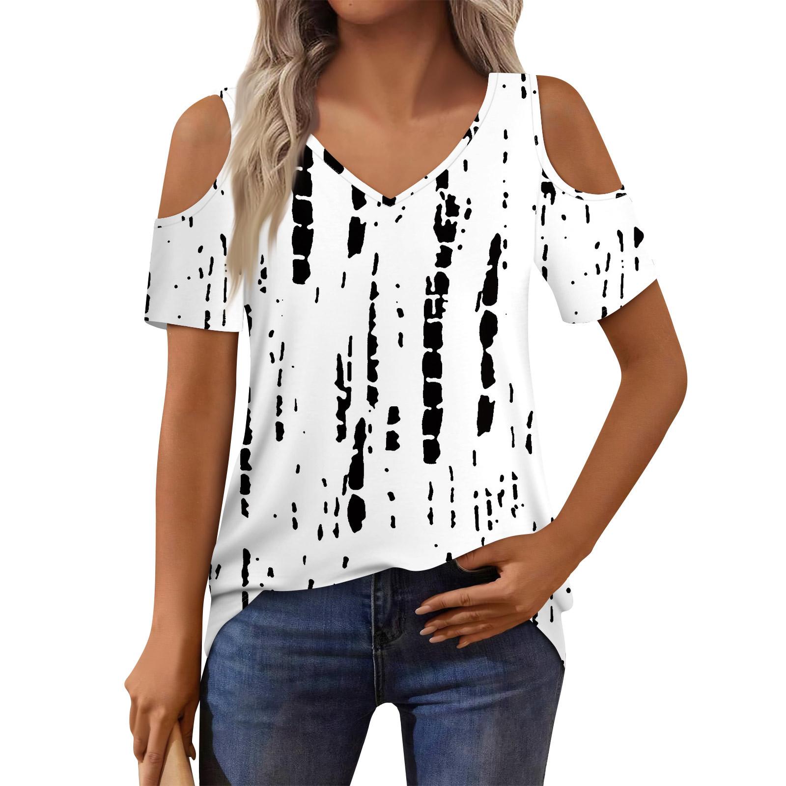 Женская футболка, элегантная повседневная рубашка с принтом, короткий рукав, летний топ свободного кроя XL белый
Женская футболка, элегантная повседневная рубашка с принтом, короткий рукав, летний топ свободного кроя XL белый
