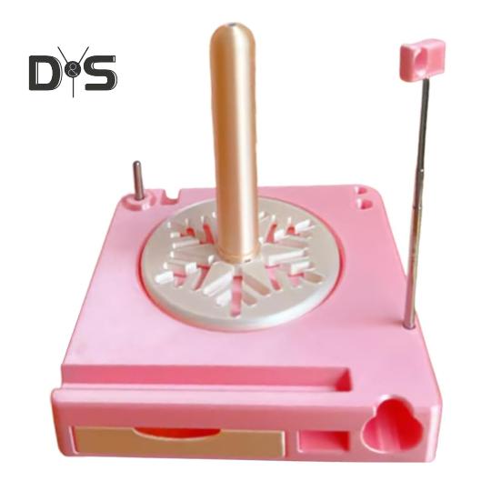 Портативный ящик для катушек с пряжей, съемная прялка для пряжи, органайзер для пряжи для вязания крючком, многофункциональный держатель для пряжи, подарок для любителей вязания B