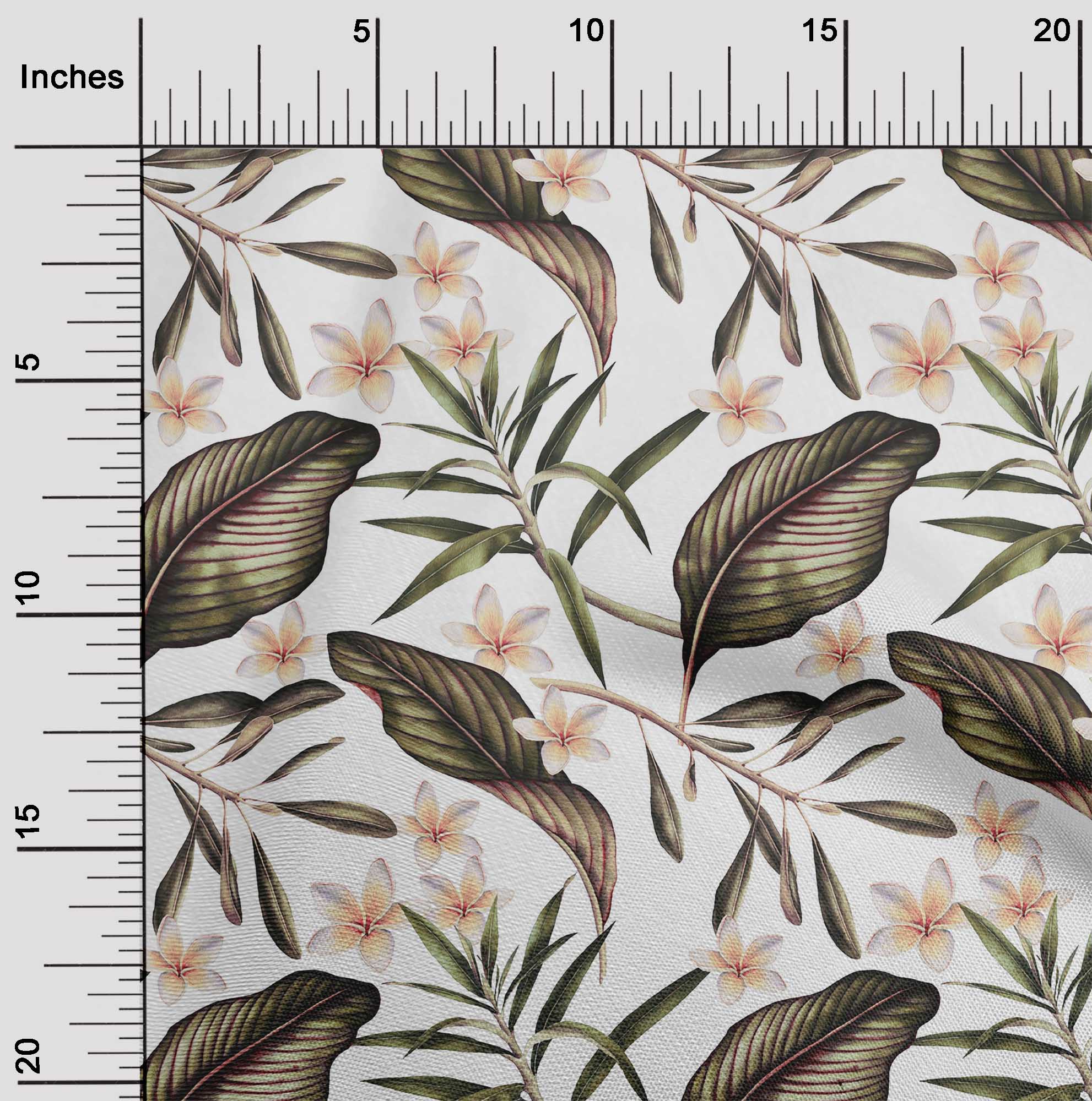 oneOone Cotton Flex Dark Beige Fabric Floral & Leaves Tropical Diy Clothing Quilting Fabric Print Fabric By Yard 40 Inch 42 Inch Wide - Viscose Chiffon білий
oneOone Cotton Flex Dark Beige Fabric Floral & Leaves Tropical Diy Clothing Quilting Fabric Print Fabric By Yard 40 Inch 42 Inch Wide - Viscose Chiffon білий