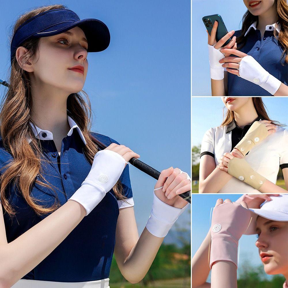 Cool Ice Silk Golf Gloves Breathable Sunscreen Gloves Elastic Open Fingered Gloves Outdoor Sport рожевий
Cool Ice Silk Golf Gloves Breathable Sunscreen Gloves Elastic Open Fingered Gloves Outdoor Sport рожевий