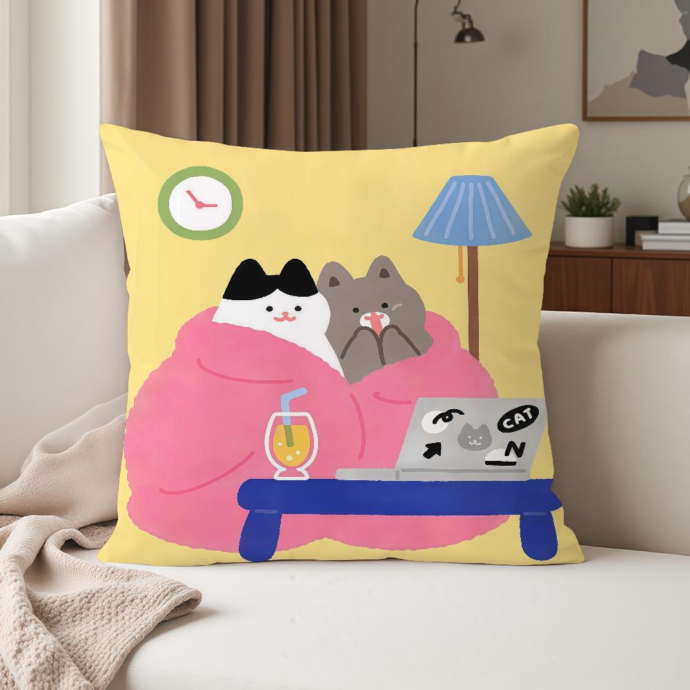 Cartoon Cat O-orosi Pillow Case Suitable For Bedrooms Living Rooms Cars Home Decoration 12x12Inch
Cartoon Cat O-orosi Pillow Case Suitable For Bedrooms Living Rooms Cars Home Decoration 12x12Inch