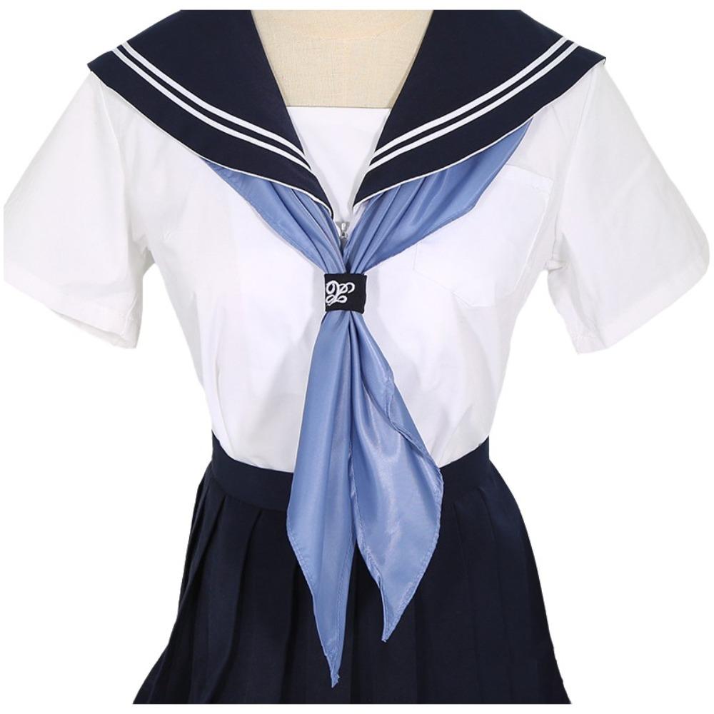 No-Tying Ring Buckle Triangle Scarf Handmade Small Accessory JK Uniform Necktie Pure Color Sailor Necktie Women’s Style синий
No-Tying Ring Buckle Triangle Scarf Handmade Small Accessory JK Uniform Necktie Pure Color Sailor Necktie Women’s Style синий