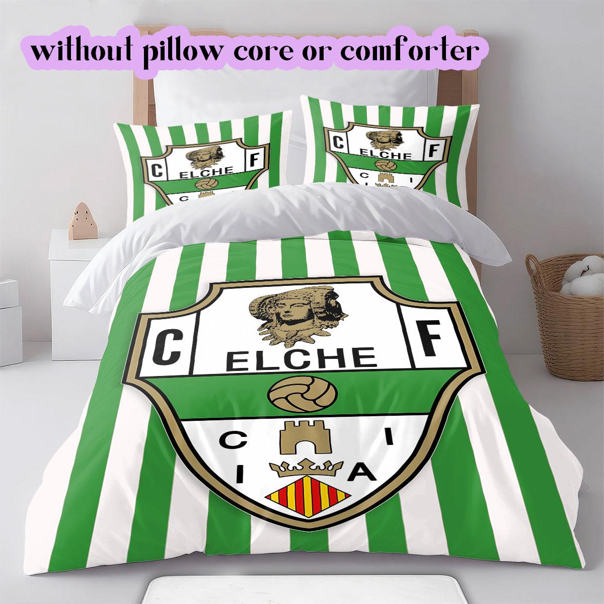 Elche CF football Pattern Bedding,Quilt Set Quilt Cover Pillowcase Home Birthday Gift (1*duvet cover+2*pillowcase,without core) 135x200cm
Elche CF football Pattern Bedding,Quilt Set Quilt Cover Pillowcase Home Birthday Gift (1*duvet cover+2*pillowcase,without core) 135x200cm