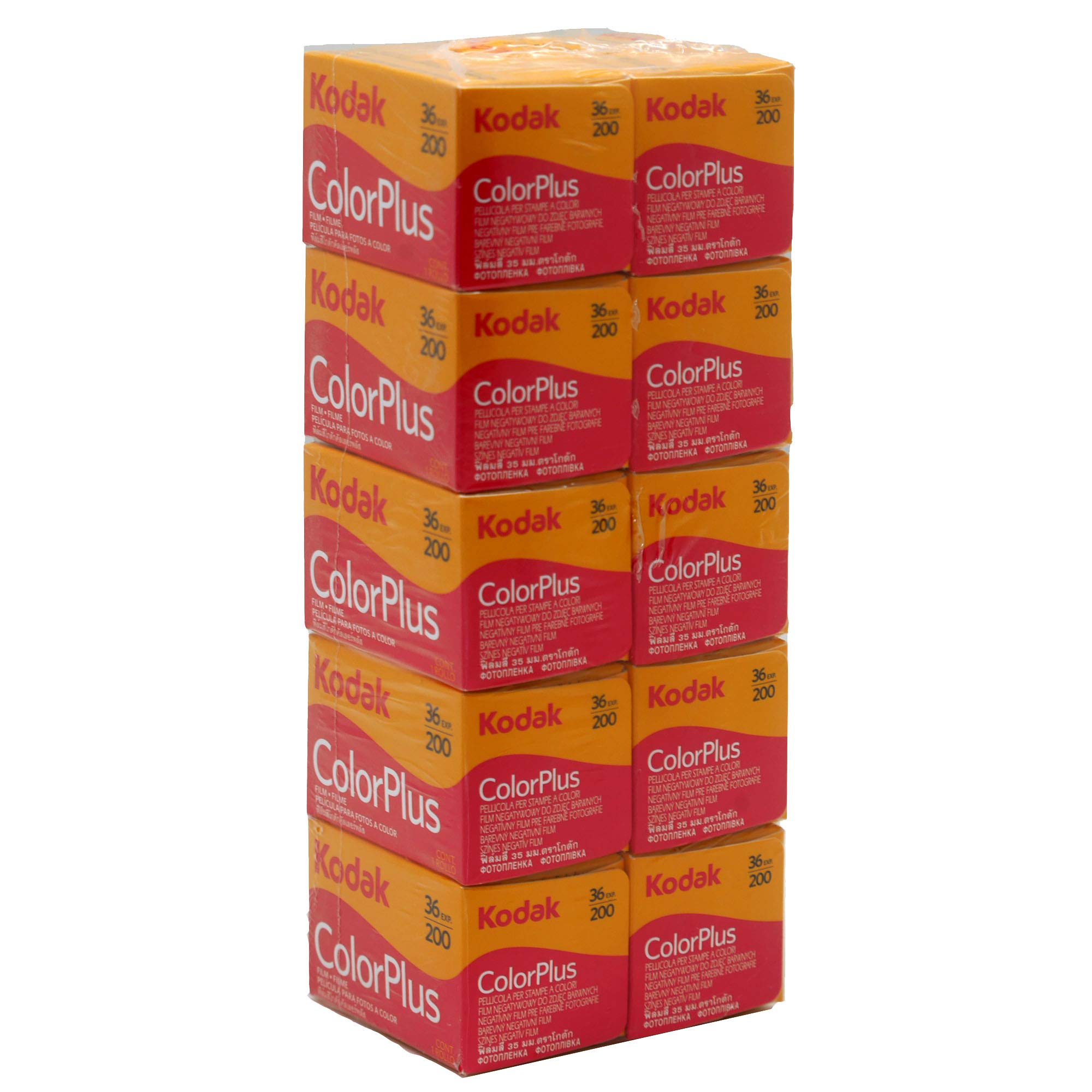 Kodak Color Plus 200 35mm 36-exposure film, 10-pack
Kodak Color Plus 200 35mm 36-exposure film, 10-pack