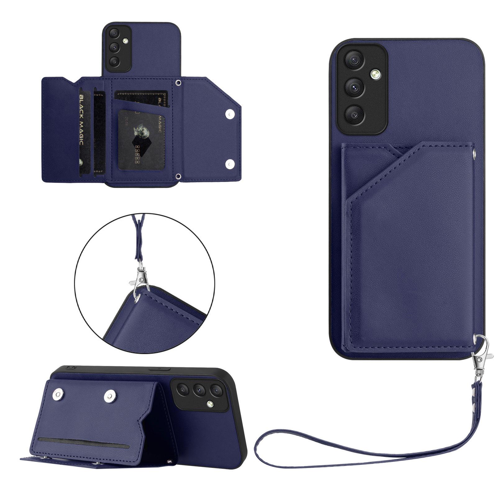 For Samsung Galaxy A35 5G Case Card Holder Kickstand Skin-Touch Phone Cover with Wrist Strap E
For Samsung Galaxy A35 5G Case Card Holder Kickstand Skin-Touch Phone Cover with Wrist Strap E