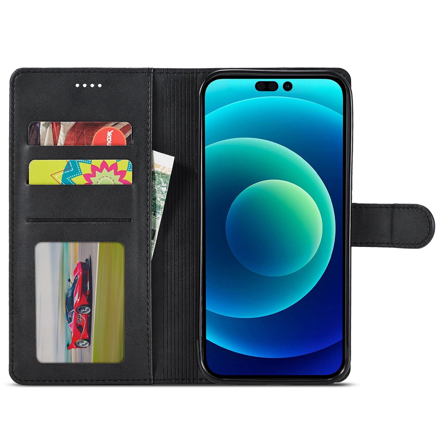 LC.IMEEKE For iPhone 14 Plus Magnetic PU Leather Protect Folio Cover TPU Protective Interior Shell Stand Flip Wallet Case Black
LC.IMEEKE For iPhone 14 Plus Magnetic PU Leather Protect Folio Cover TPU Protective Interior Shell Stand Flip Wallet Case Black
