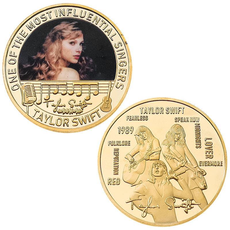 Taylor Swift Commemorative Badge, Set, Collectible Coins, Gift Badges, Metal Crafts, Commemorative Medals
Taylor Swift Commemorative Badge, Set, Collectible Coins, Gift Badges, Metal Crafts, Commemorative Medals