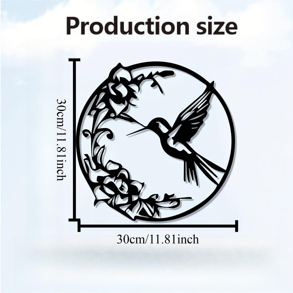 1pc Vintage Hummingbird Flower Metal Wall Art, Durable Iron Decor for Living Room, Thanksgiving Christmas Gift for Collectors 12in
1pc Vintage Hummingbird Flower Metal Wall Art, Durable Iron Decor for Living Room, Thanksgiving Christmas Gift for Collectors 12in