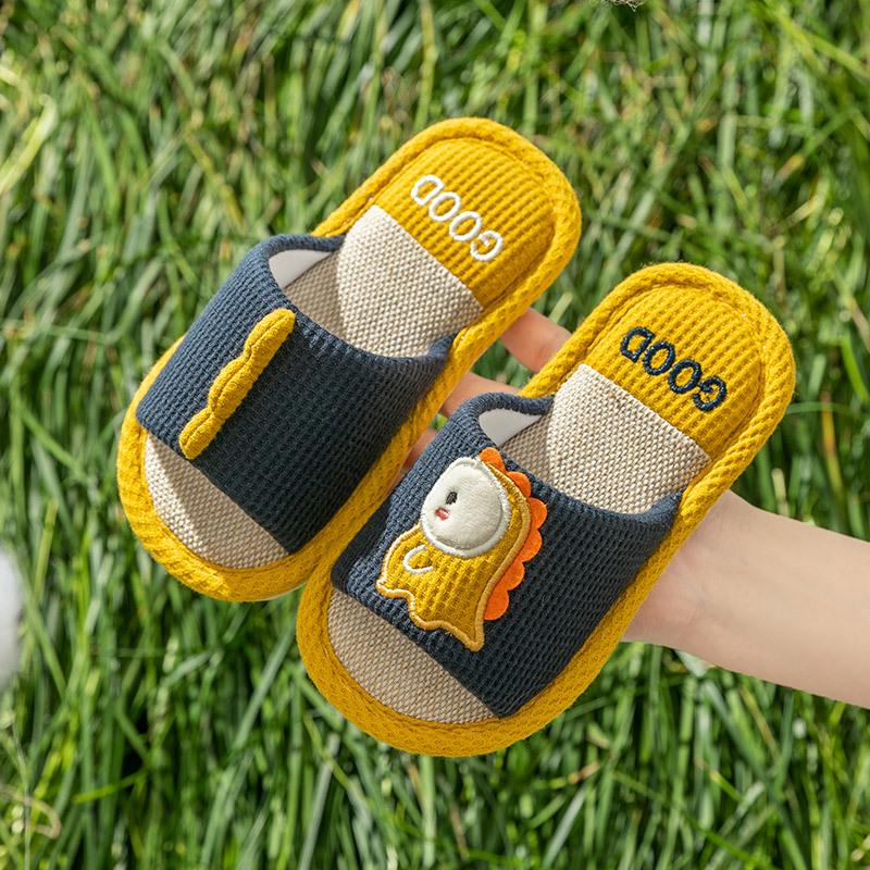 Children s Linen Cartoon Dinosaur Slippers - Spring, Summer, Autumn Indoor Shoes for Boys and Girls Size 24-25, 15cm (2-3 years) темно-синий
Children s Linen Cartoon Dinosaur Slippers - Spring, Summer, Autumn Indoor Shoes for Boys and Girls Size 24-25, 15cm (2-3 years) темно-синий