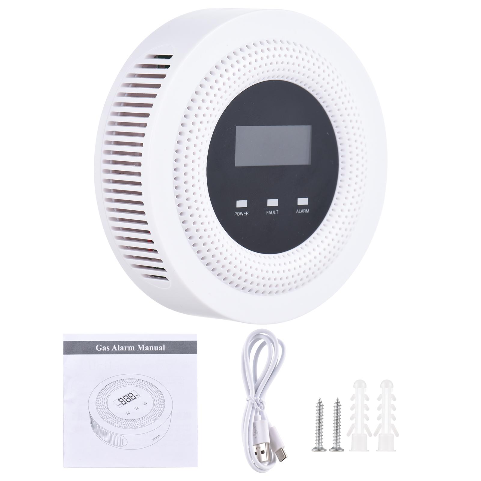 WiFi Gas Leak Alarm Household Smart Gas Detector Combustible Gas Leakage Detecting Sensor for Natural Gas Biogas Methane білий
WiFi Gas Leak Alarm Household Smart Gas Detector Combustible Gas Leakage Detecting Sensor for Natural Gas Biogas Methane білий