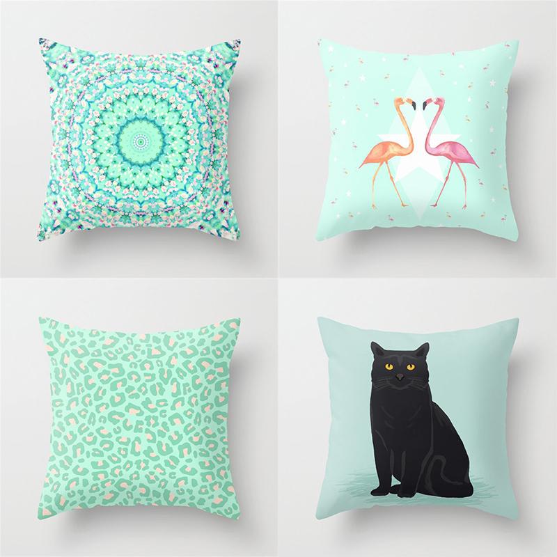 45x45cm Mint green geometric animal Print Decorative Pillowcase Cushion Covering Office Living Room Sofa Home Decor Pillowcase
45x45cm Mint green geometric animal Print Decorative Pillowcase Cushion Covering Office Living Room Sofa Home Decor Pillowcase