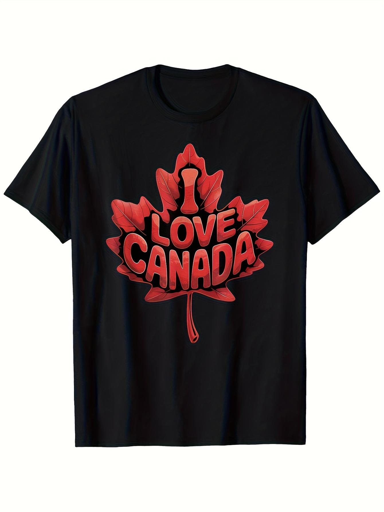 Funny I Love Canada Red Maple Leaf Graphic T-shirt - 100% Cotton Pre-Shrunk Soft Round Neck Unisex Tee XXXXL
Funny I Love Canada Red Maple Leaf Graphic T-shirt - 100% Cotton Pre-Shrunk Soft Round Neck Unisex Tee XXXXL