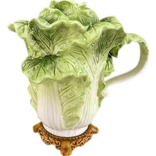 Европейский креативный керамический чайник-капуста Набор чайных чашек фруктовая тарелка Обеденный стол ТВ-тумба ваза декоративные элементы украшение дома
Европейский креативный керамический чайник-капуста Набор чайных чашек фруктовая тарелка Обеденный стол ТВ-тумба ваза декоративные элементы украшение дома