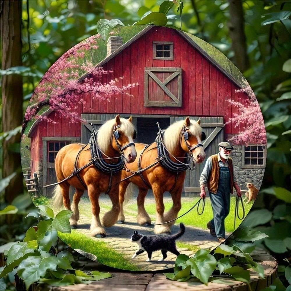 Retro Metal Tin Sign 8x8 Inch Vintage Horse Barn Wall Art Farmhouse Kitchen Decor 2D Printed Plaque разноцветный
Retro Metal Tin Sign 8x8 Inch Vintage Horse Barn Wall Art Farmhouse Kitchen Decor 2D Printed Plaque разноцветный