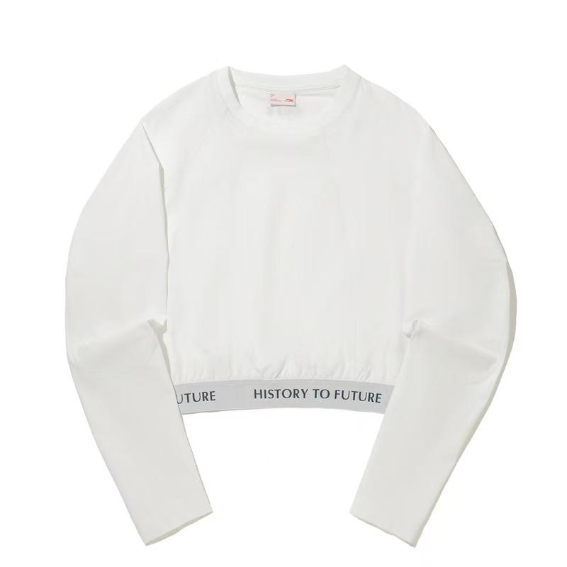 Li Ning Trendy Sports Series Comfortable Casual Simple Loose Round Neck Long Sleeve T-Shirt Women T-Shirt White AAEV010-3 S
Li Ning Trendy Sports Series Comfortable Casual Simple Loose Round Neck Long Sleeve T-Shirt Women T-Shirt White AAEV010-3 S