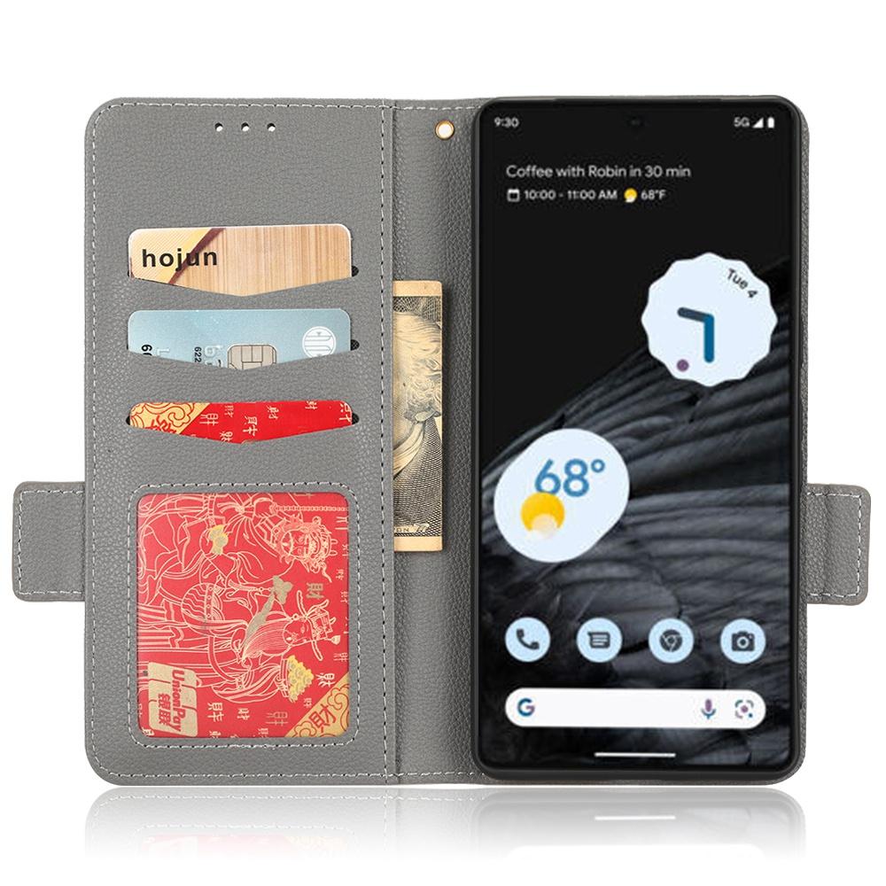 Litchi Texture Phone Cover for Google Pixel 7 Pro 5G,PU Leather Dual Magnetic Clasp Shockproof Phone Case Wallet Stand Grey
Litchi Texture Phone Cover for Google Pixel 7 Pro 5G,PU Leather Dual Magnetic Clasp Shockproof Phone Case Wallet Stand Grey