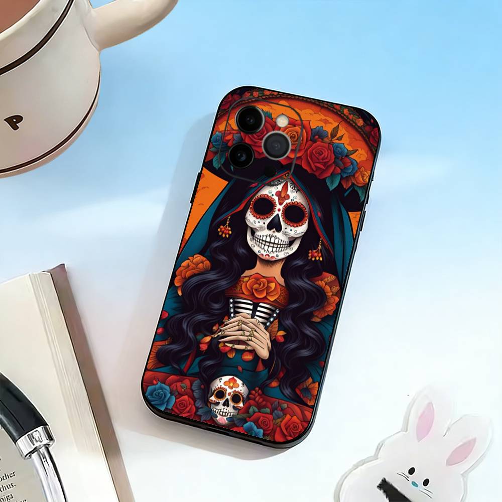 Day of the Dead Skull Phone Case For iPhone 17,16,15,14,13,12,11 Plus,Pro Max,XS,Soft Silicone Black Cover iPhone15pro
Day of the Dead Skull Phone Case For iPhone 17,16,15,14,13,12,11 Plus,Pro Max,XS,Soft Silicone Black Cover iPhone15pro