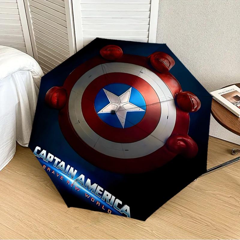 1pc Captain America Shield Automatic Folding Umbrella, 8-Rib Durable Frame, Durable Foldable Design - Elegant Gift for Commute yy251210014
1pc Captain America Shield Automatic Folding Umbrella, 8-Rib Durable Frame, Durable Foldable Design - Elegant Gift for Commute yy251210014