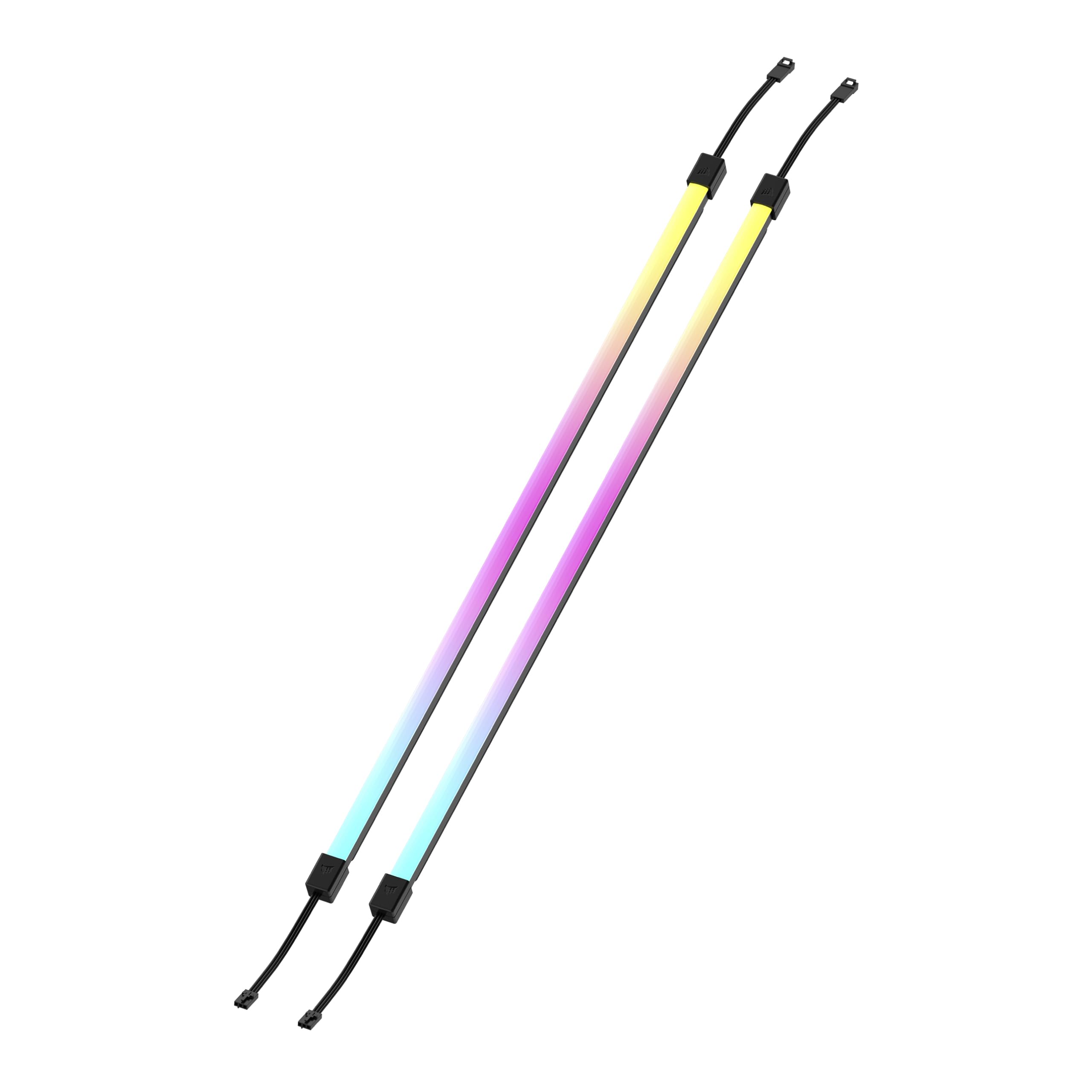 CORSAIR LS350 RGB Aurora RGB световая лента 350 мм набор из 2 шт. CL-9011137-WW чёрный
CORSAIR LS350 RGB Aurora RGB световая лента 350 мм набор из 2 шт. CL-9011137-WW чёрный