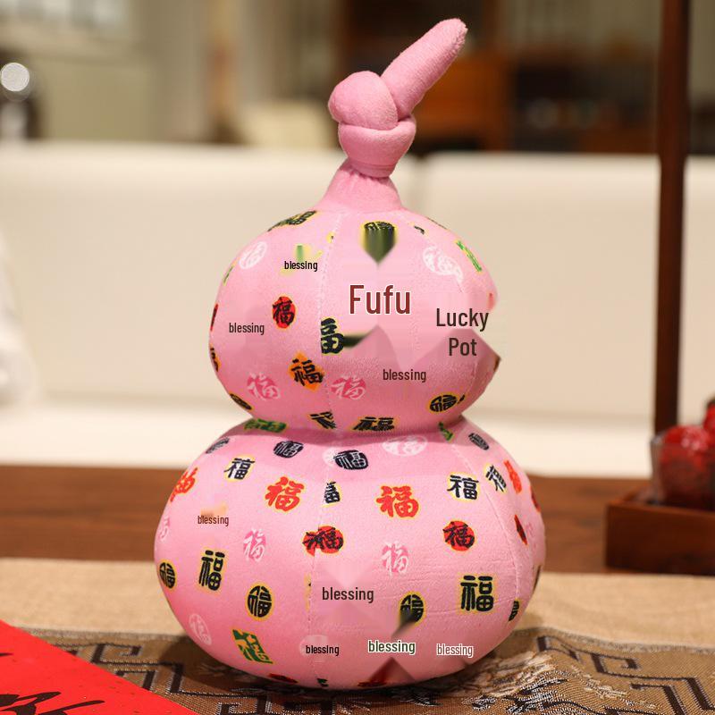 New Year Auspicious Blessing Fu Lu Gourd Plush Doll Ornament Gift 25cm рожевий
New Year Auspicious Blessing Fu Lu Gourd Plush Doll Ornament Gift 25cm рожевий