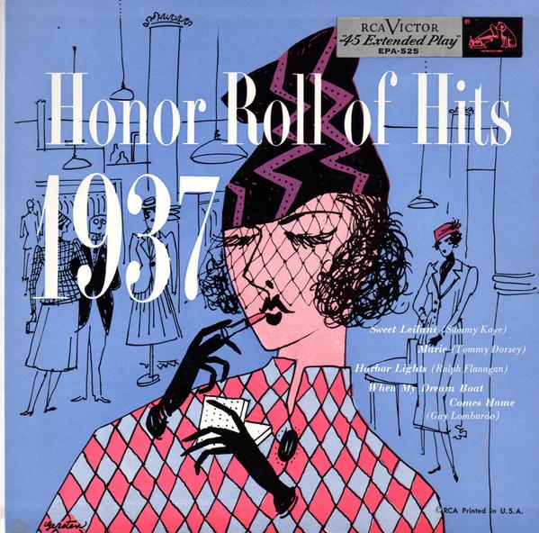 7-дюймовая пластинка VARIOUS - Honor Roll Of Hits 1937 EPA525 RCA Victor 1954 США Джаз Б/У
7-дюймовая пластинка VARIOUS - Honor Roll Of Hits 1937 EPA525 RCA Victor 1954 США Джаз Б/У