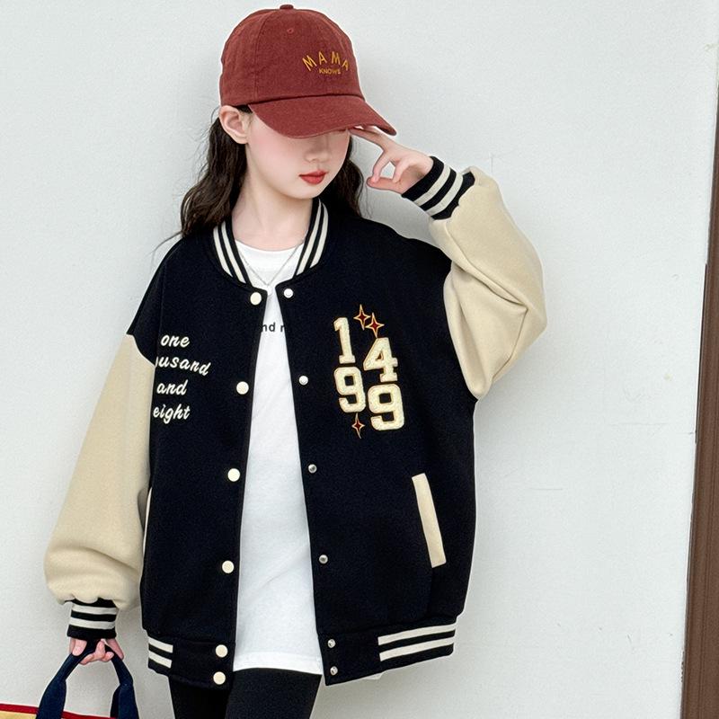 Girls Autumn Terry Embroidered Baseball Jacket - New 2025 Casual Outerwear Top 120 cm чёрный
Girls Autumn Terry Embroidered Baseball Jacket - New 2025 Casual Outerwear Top 120 cm чёрный